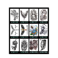 Customized Size Non-toxic Paper Body Beauty Sticker Design Europe Skin Safe Temporary Tattoo Sticker